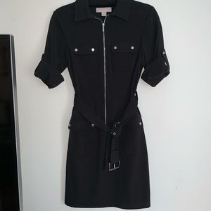 Michael Kors Zip-front Shirt Dress